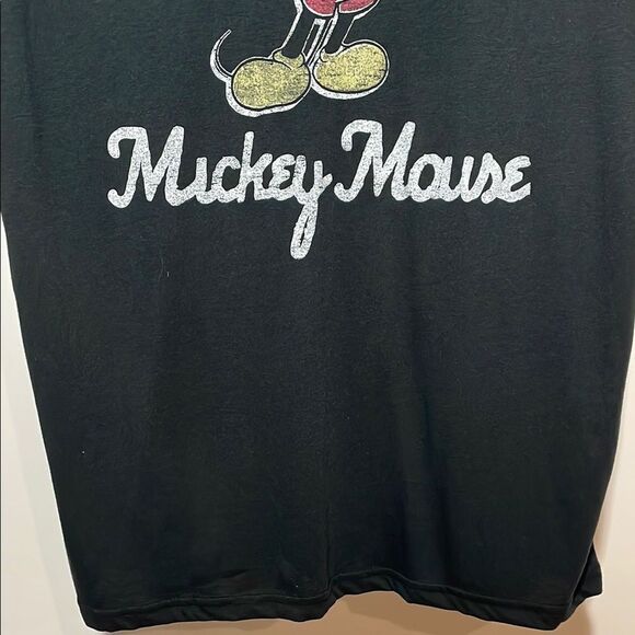 Disney Black Mickey Mouse Short Sleeve Tee - Picture 4 of 7